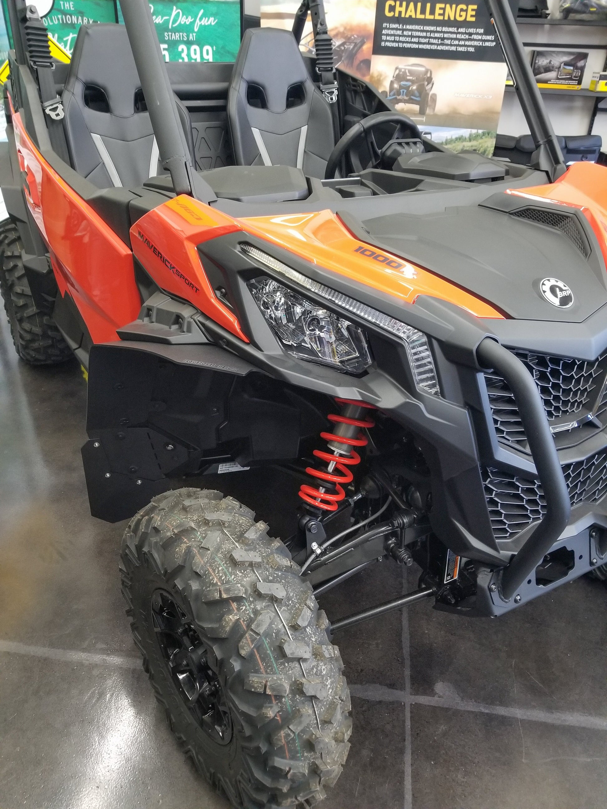 CAN-AM MAVERICK Sport, DPS, X RC, Max DPS 2019+ Mud Flaps (Not Trail)