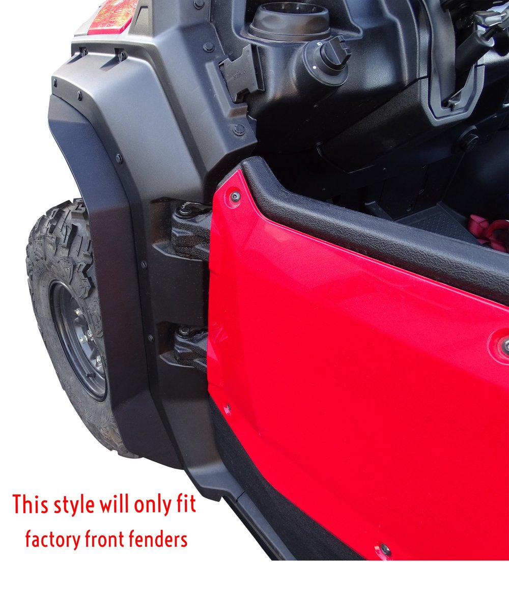 2016-2022 Honda Pioneer 1000-3 Fender Flares (3 Seat Model)