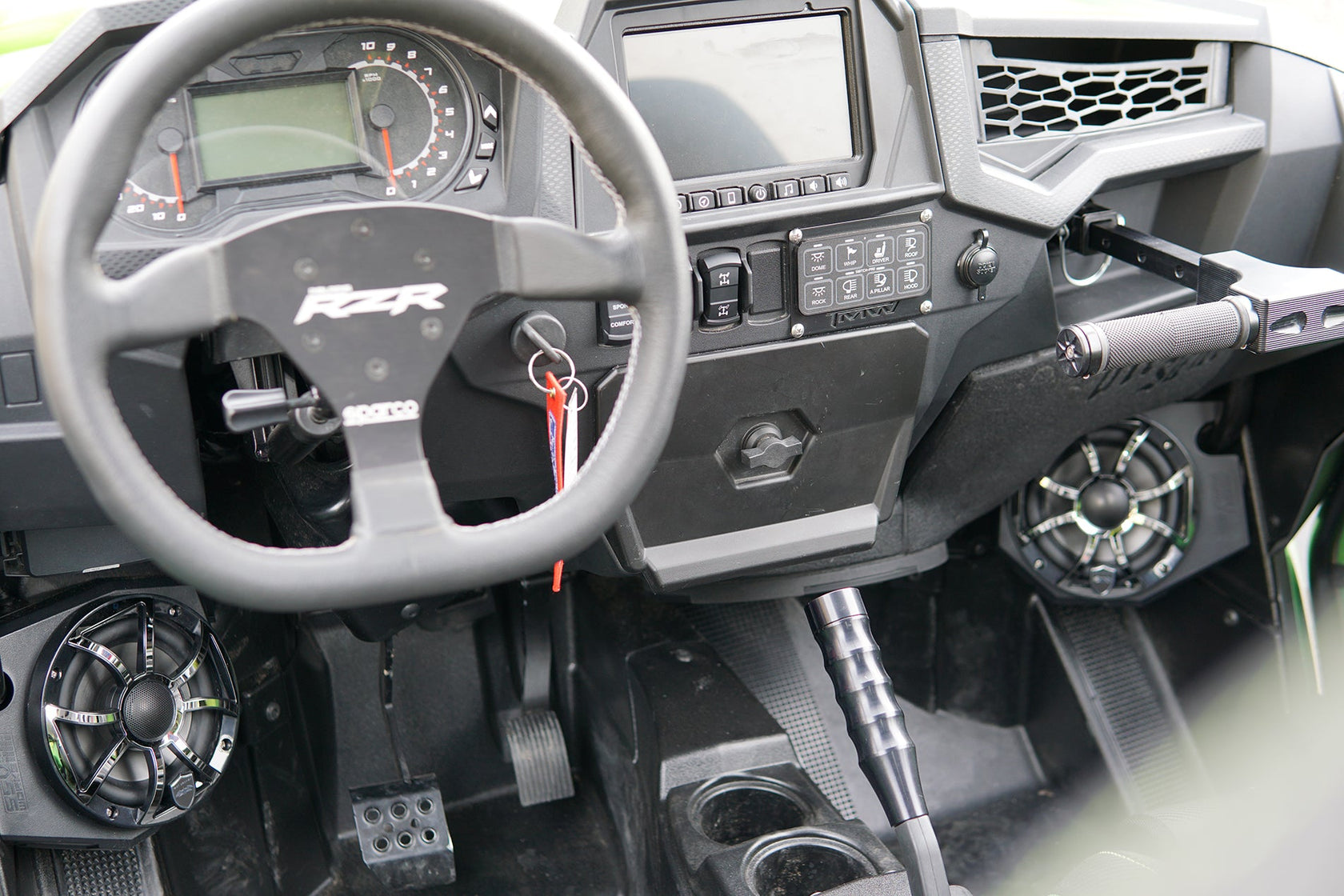 Polaris RZR 6.5" Kick Panel Speaker Enclosures (SSV Works)