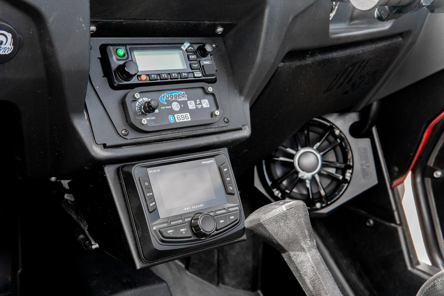 Polaris RZR Under Dash Display Mount