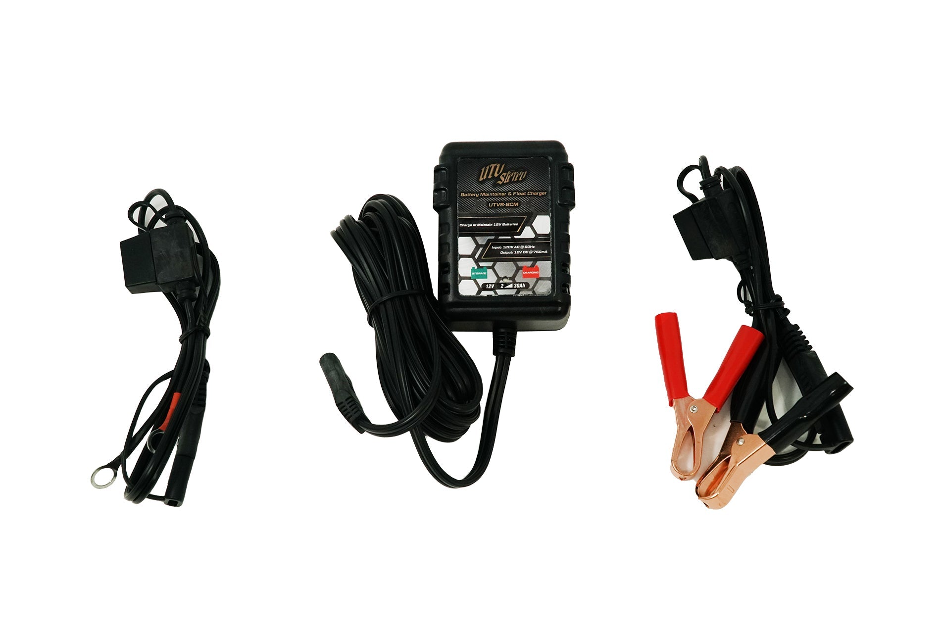 UTV Stereo 12 Volt Automatic Battery Charger / Maintainer