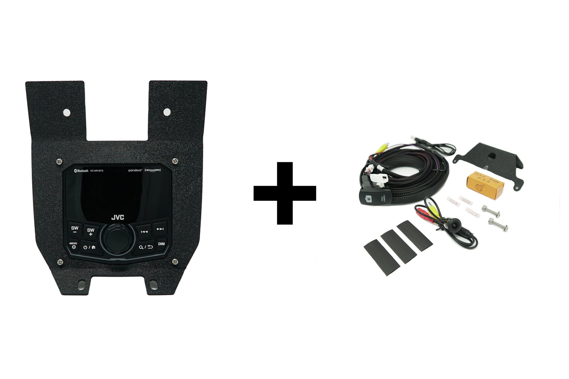 Can-Am X3 JVC KD-MR1BTS Lower Head Unit Mount