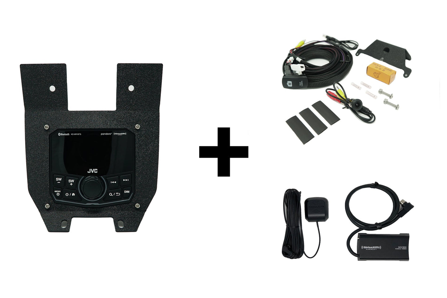 Can-Am X3 JVC KD-MR1BTS Lower Head Unit Mount