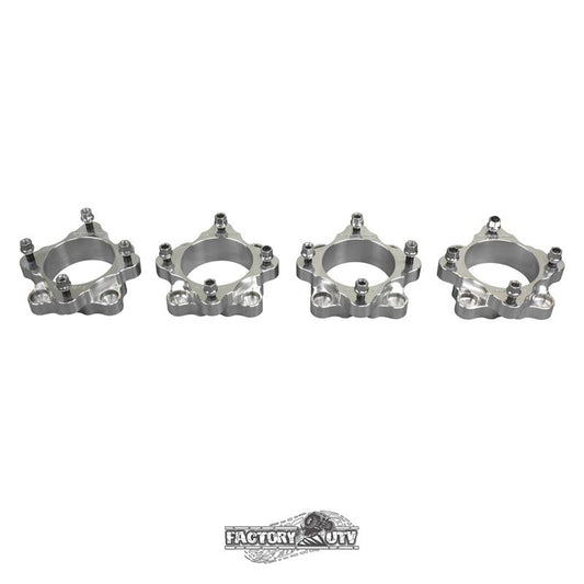 Four 2 Inch Machined Billet Aluminum Wheel Spacers (Choose Fitment)
