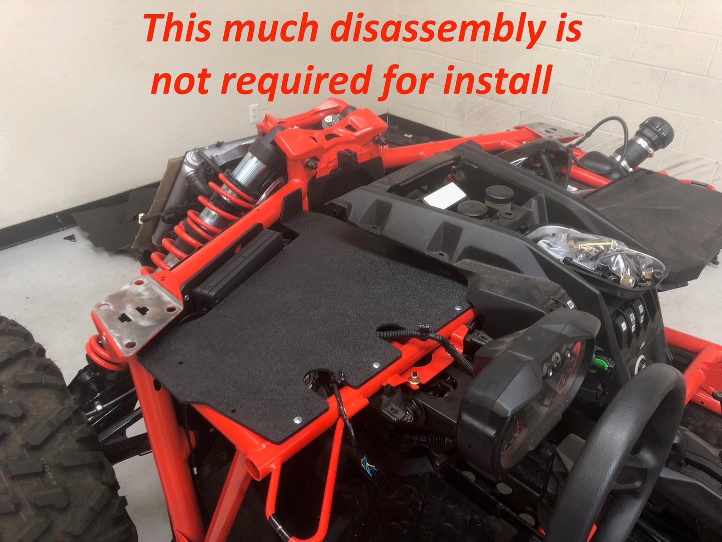 Can-Am X3 Large Upper Amplifier Mount (2018+)