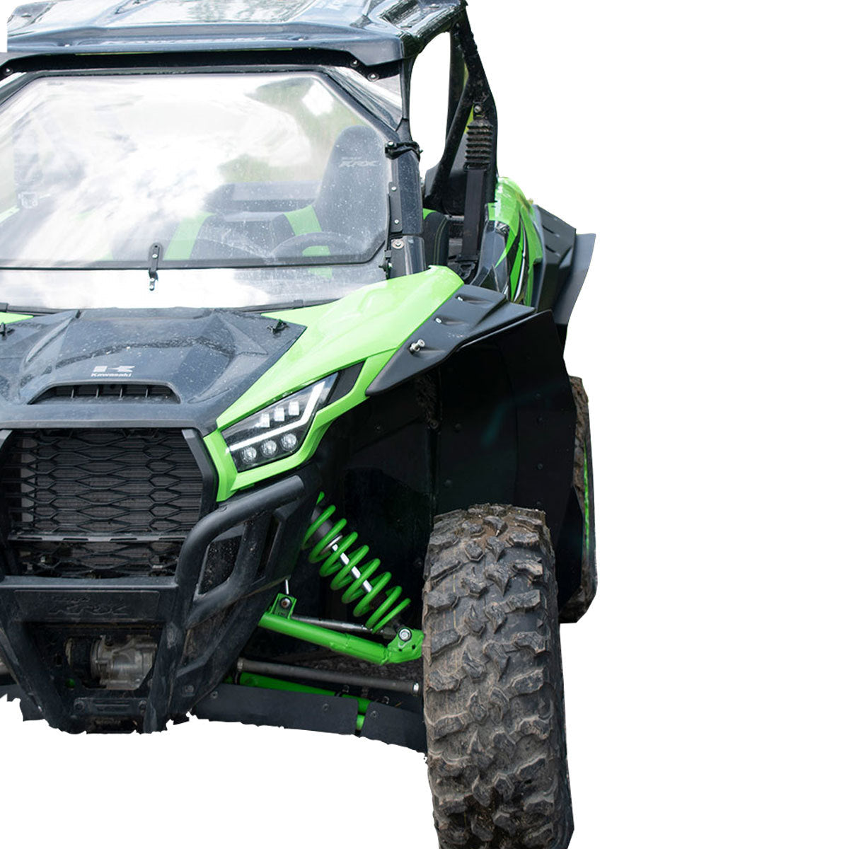 Kawasaki Teryx KRX 1000 OEM Wide Fender Flare Fender Extensions (Mud-Lite Coverage)