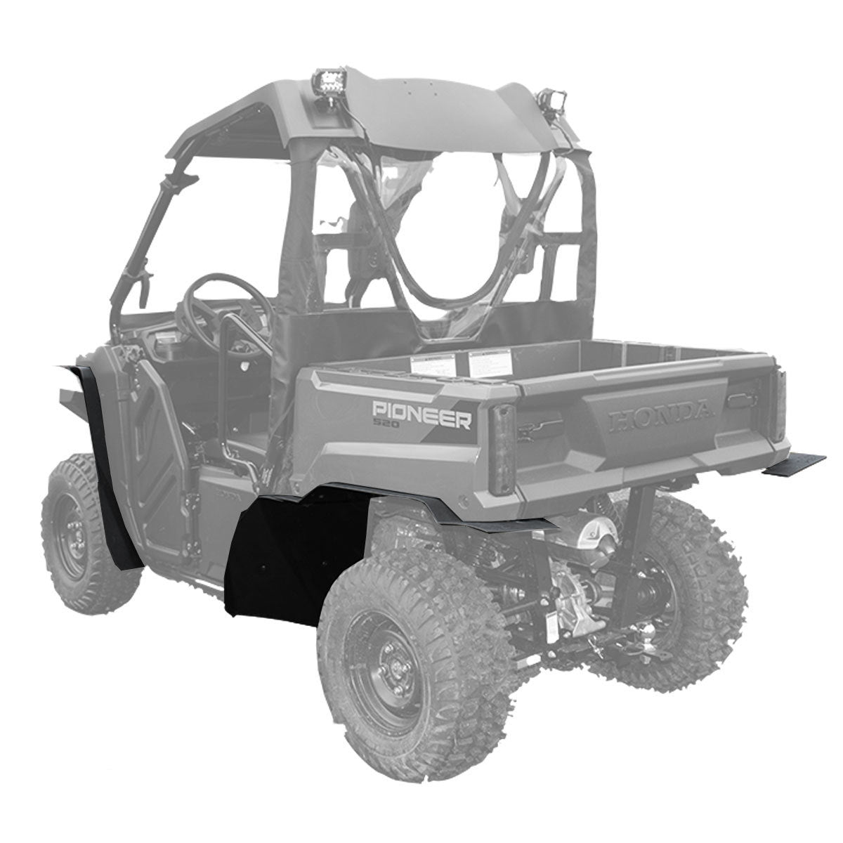 2021+ Honda Pioneer 520 Fender Flares (Max Coverage)