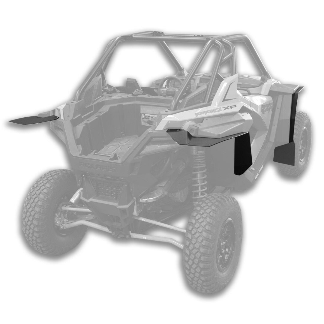 2020+ Polaris RZR Pro XP OEM Fender Extensions - Max Coverage