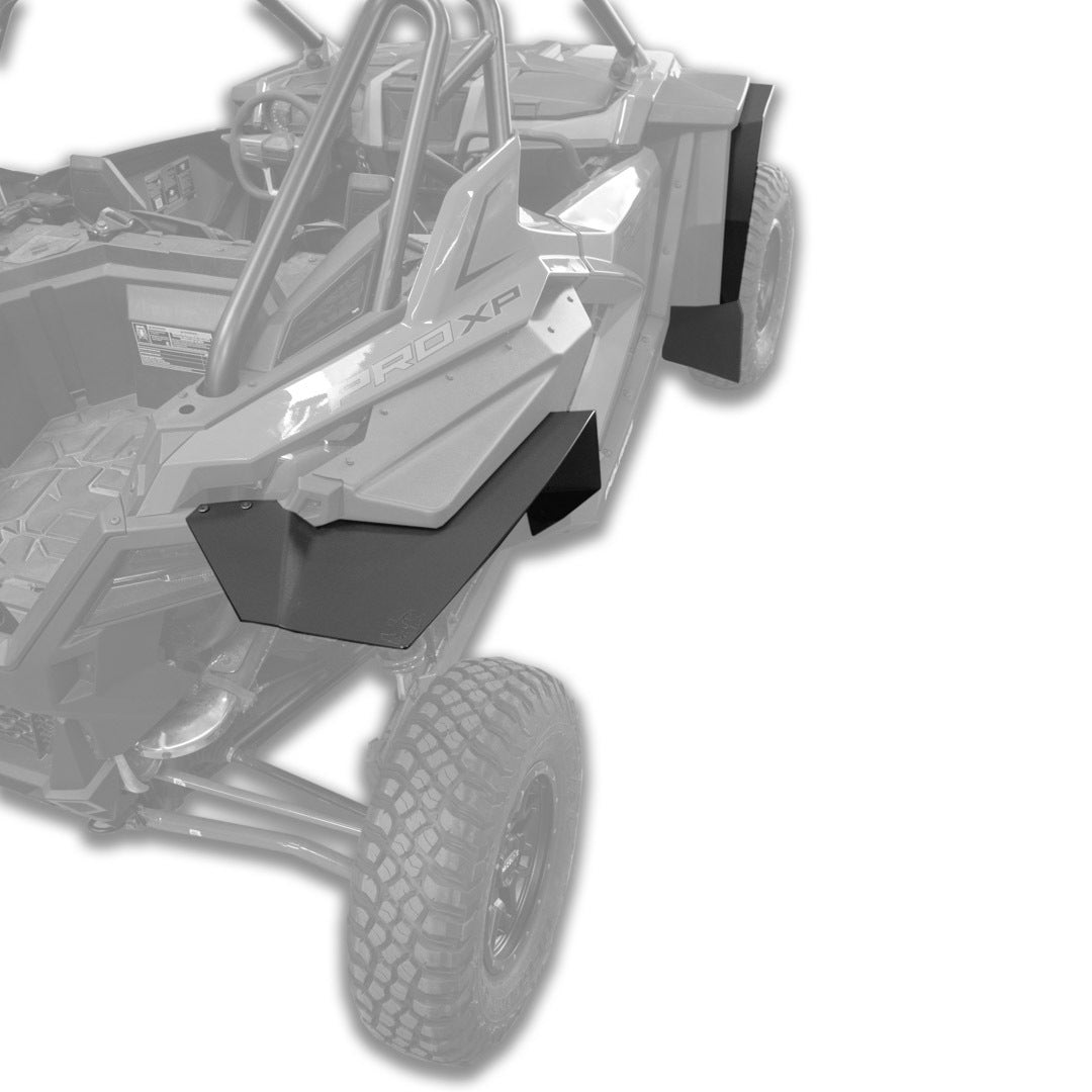 2020+ Polaris RZR Pro XP OEM Fender Extensions - Super Max Coverage