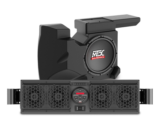 Polaris RZR Bluetooth Overhead Audio System and Amplified Subwoofer