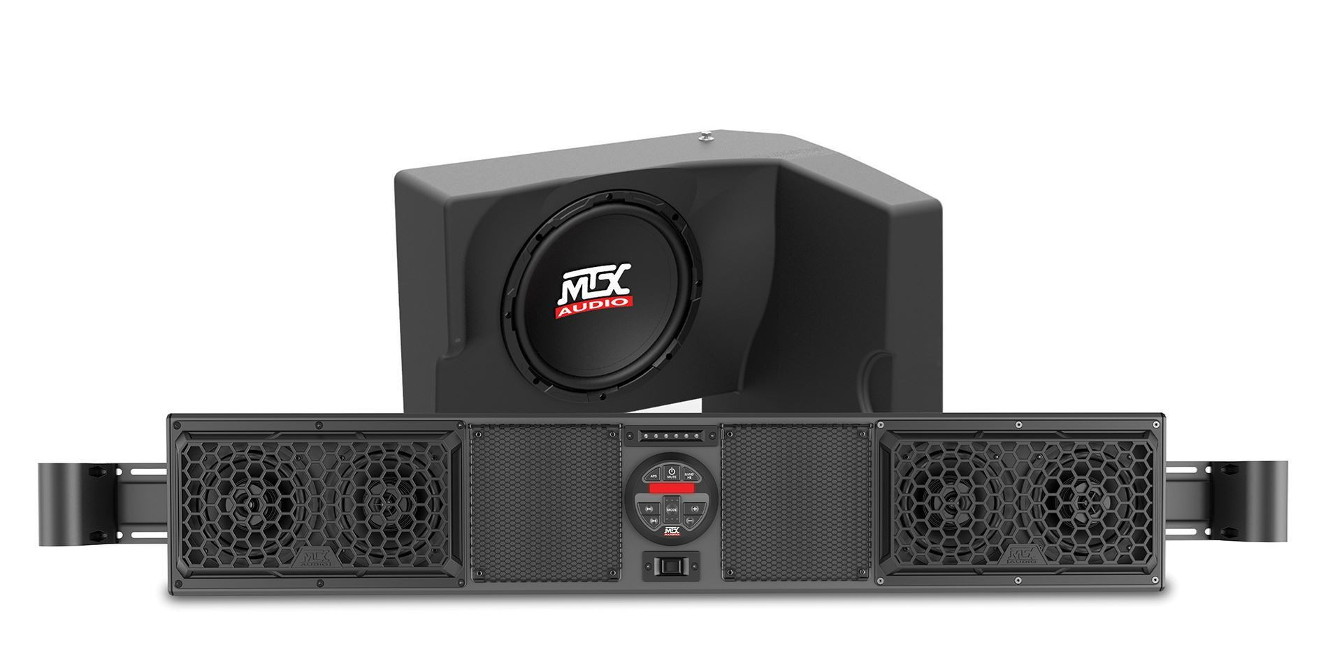 Polaris Ranger Bluetooth Overhead Audio System and Amplified Subwoofer