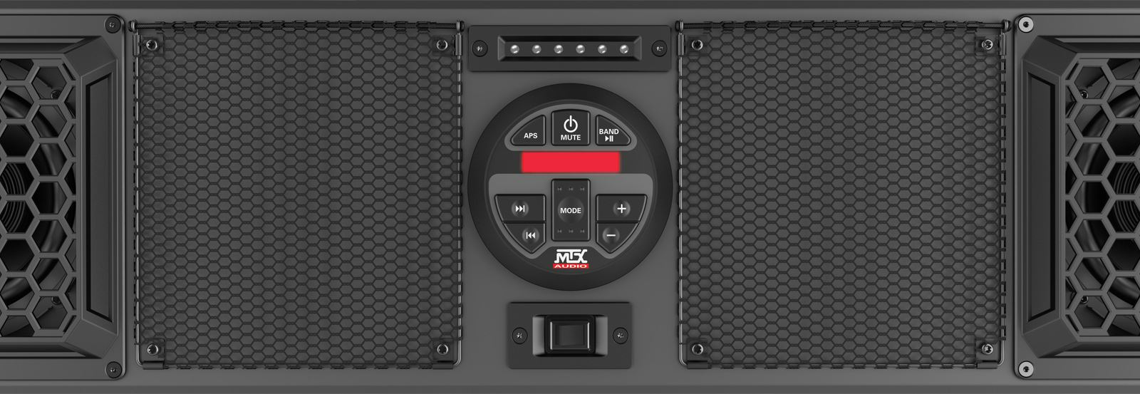 Polaris Ranger Bluetooth Overhead Audio System and Amplified Subwoofer