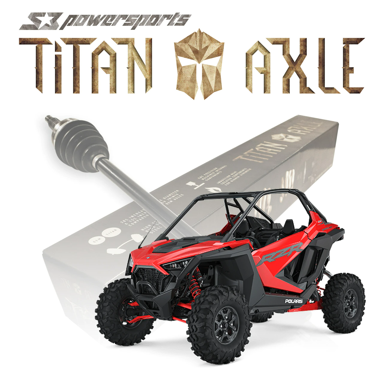 Polaris RZR PRO XP Titan Axles Gorilla Offroad