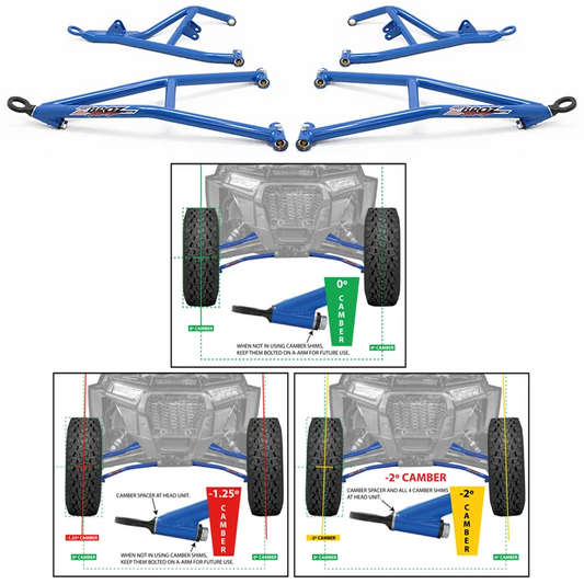 Polaris RZR XP 1000 And XP Turbo Forward Camber Adjustable A-Arm Kit (2017-2020)