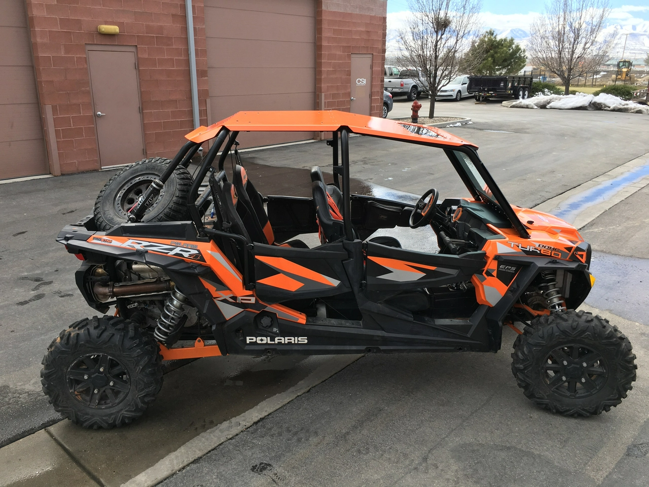 Polaris RZR XP 4 1000 And XP 4 Turbo Fast Back Aluminum Roof With Sunroof