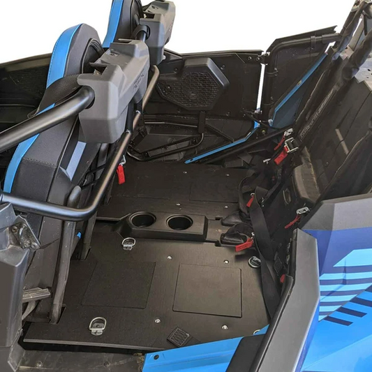 Polaris RZR XP 4 Turbo Cargo Rack And Dog Seat Back Seat Conversion Kit