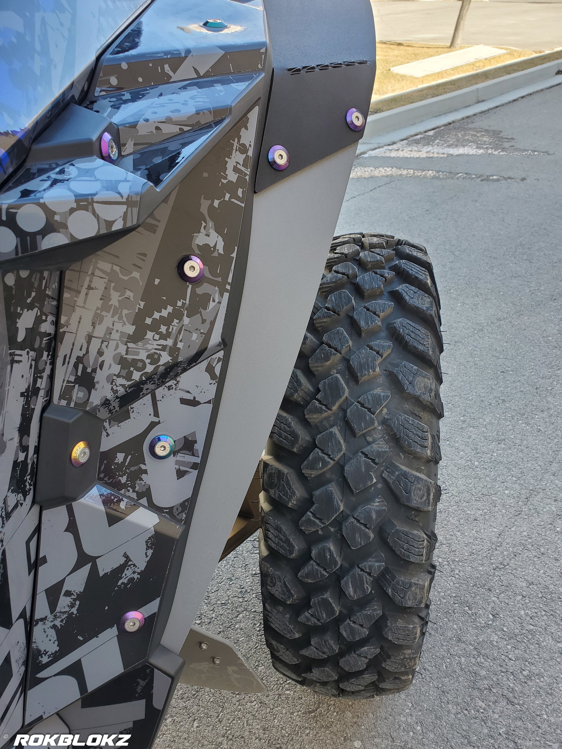 Polaris RZR XP Turbo S - "The Beast" 2018+ Mud Flaps