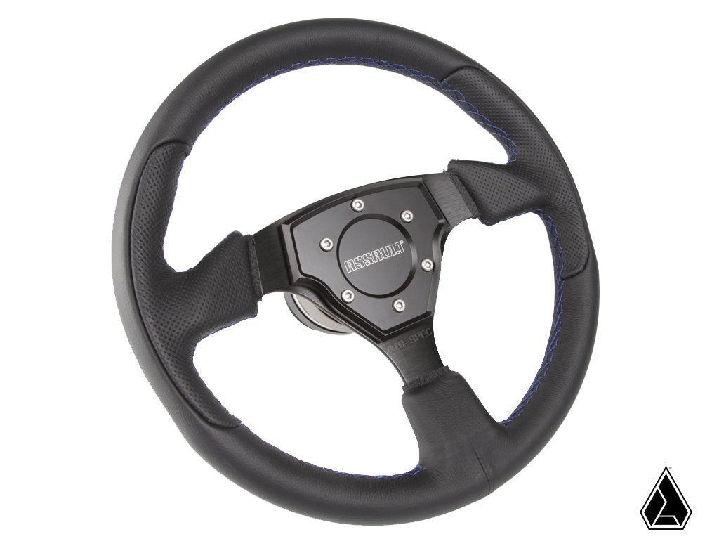 Assault Industries Tomahawk Steering Wheel with Genuine Leather (Universal)