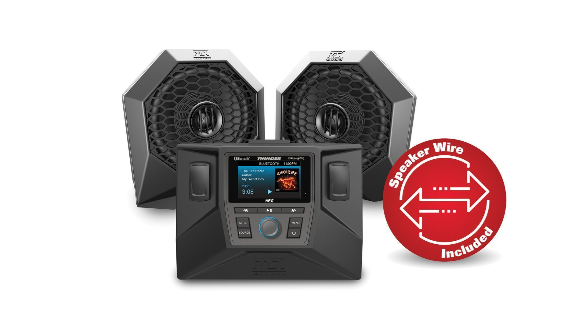 Two Speaker Polaris RZR Audio System