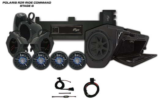 Polaris RZR Ride Command UTV Stereo Stage 6 Stereo System