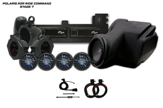 Polaris RZR Ride Command UTV Stereo Stage 7 Stereo System