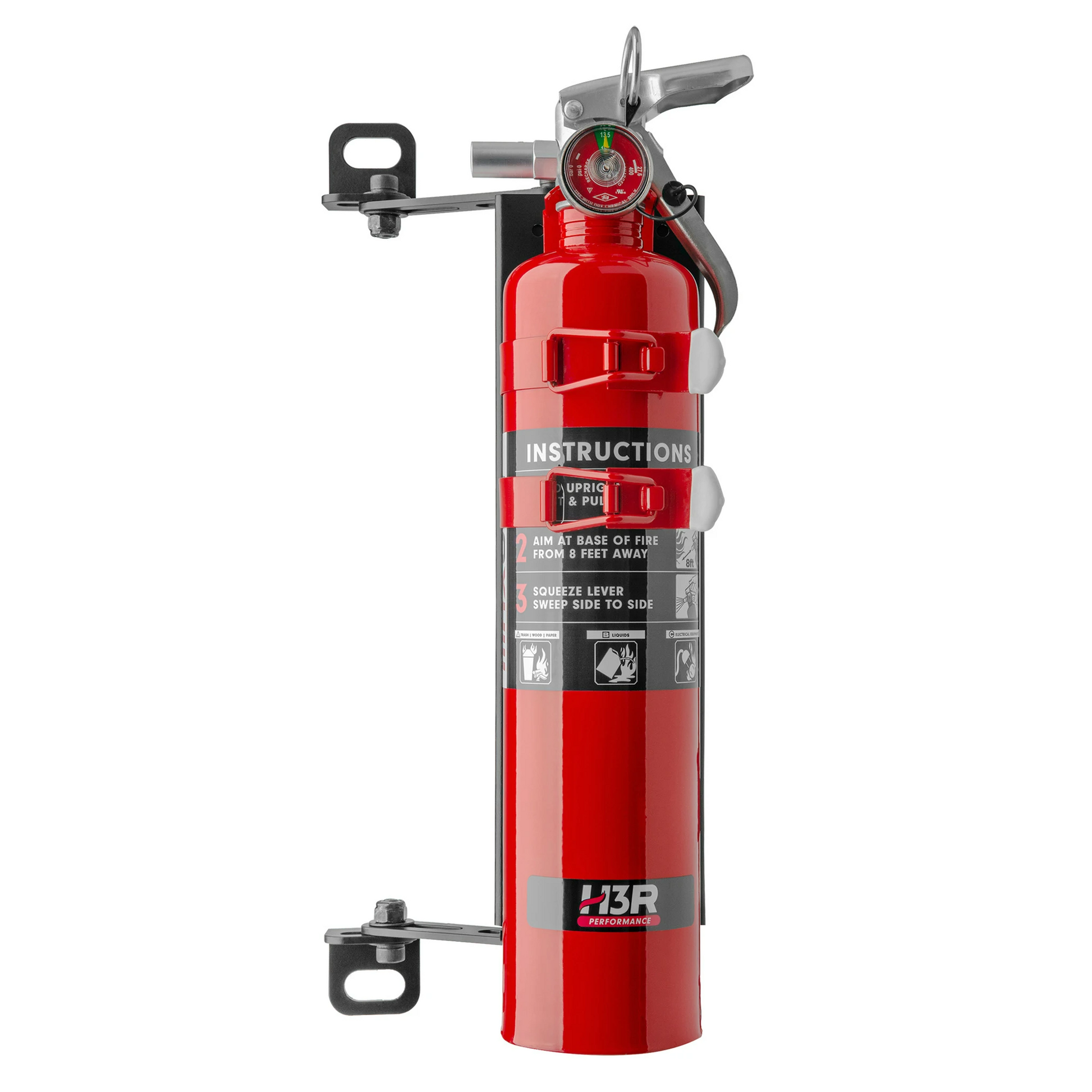 UTV Fire Extinguisher 2.5 Pound Red Maxout Dry Chemical