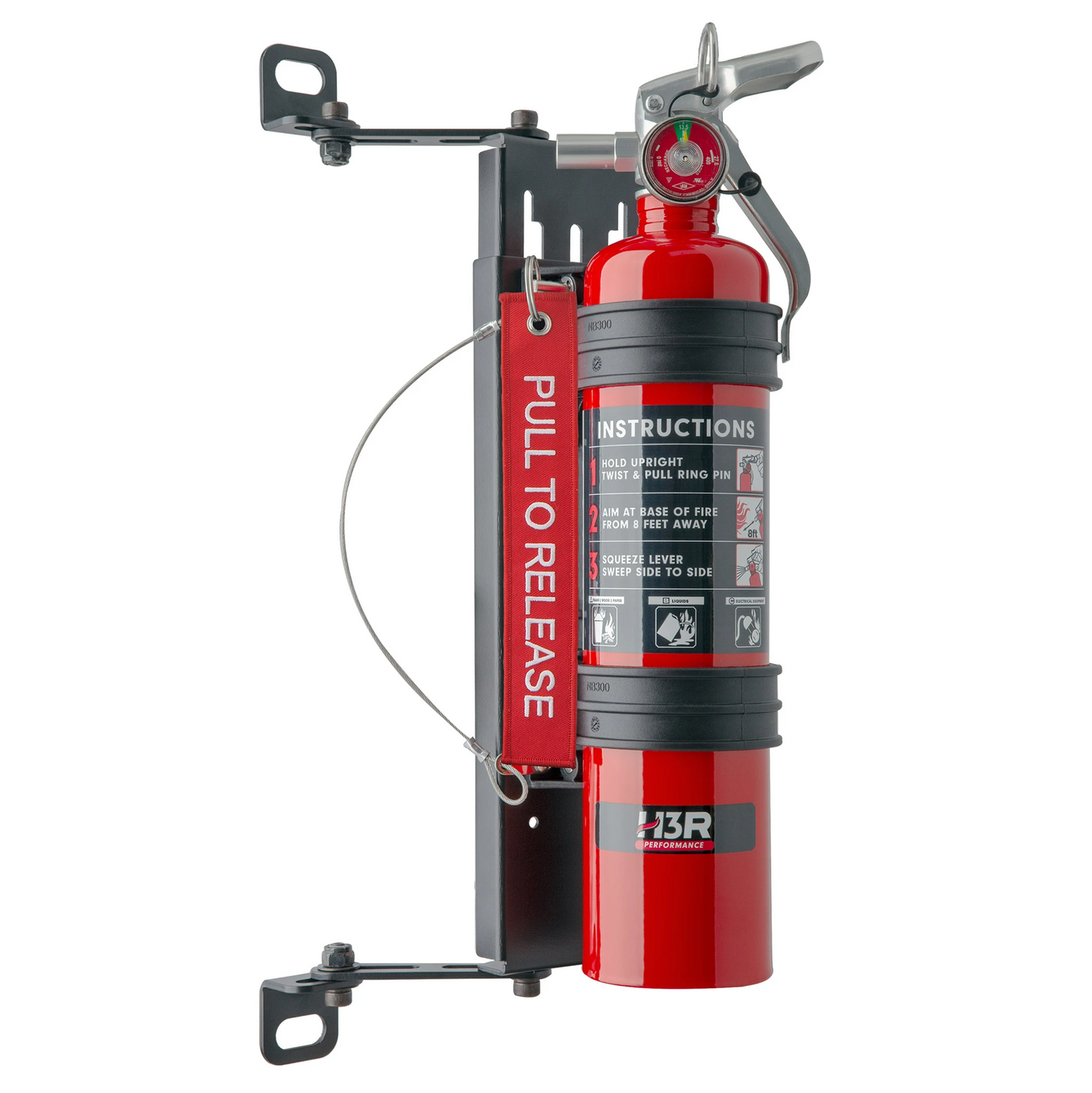 UTV Fire Extinguisher 2.5 Pound Red Maxout Dry Chemical