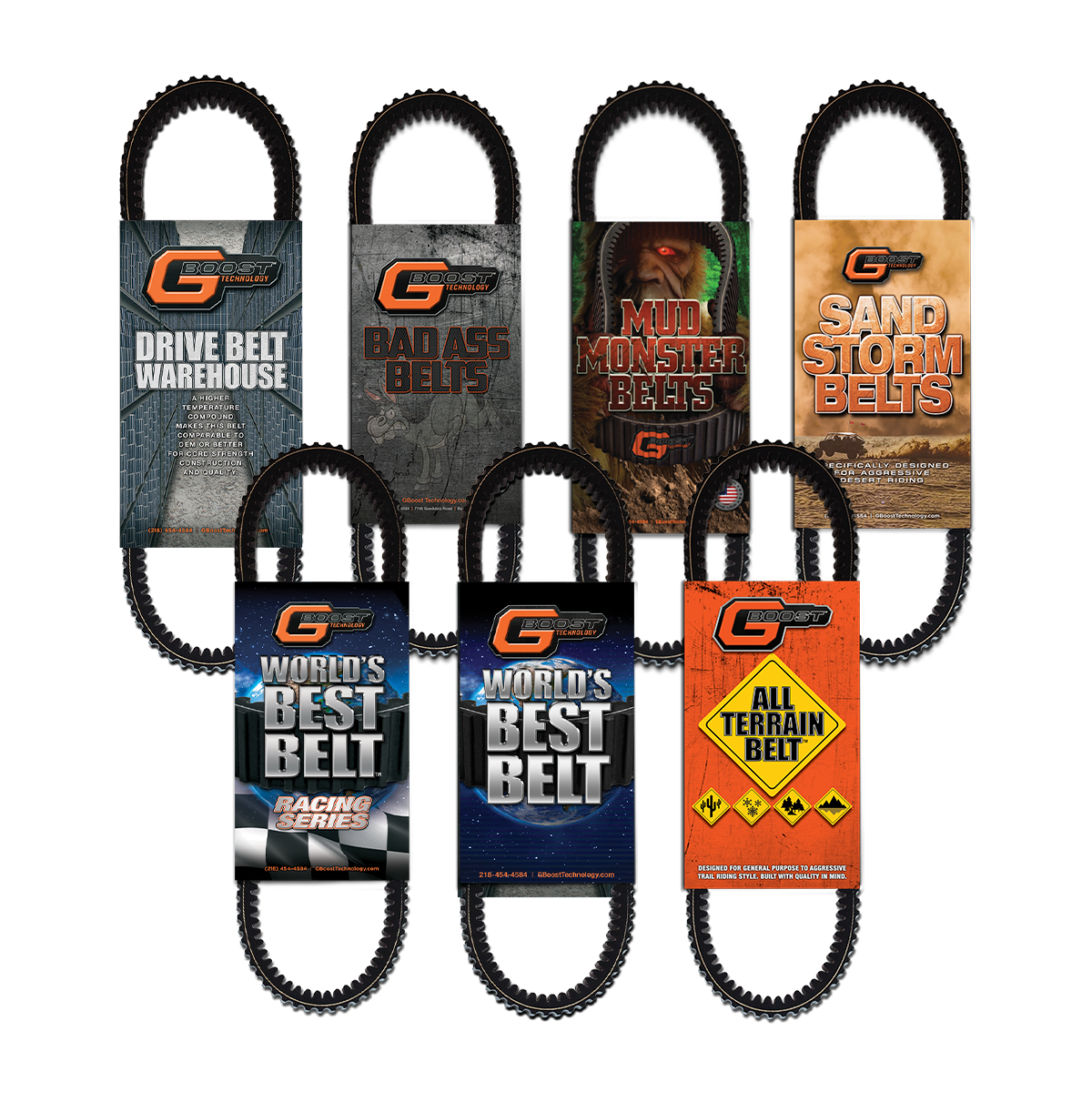Can-Am Commander G Boost 383 / 652RS Series Drive Belts