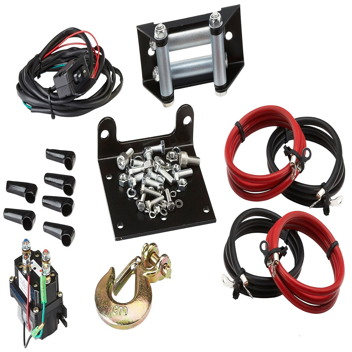 Viper Midnight UTV Winch For Polaris RZR