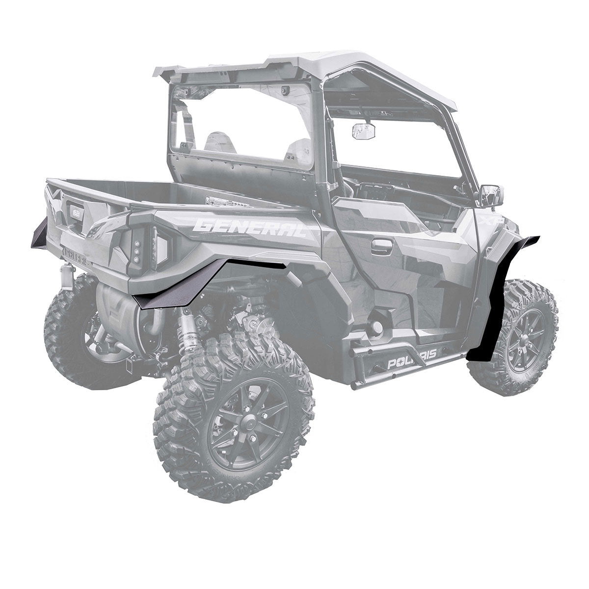 Small Coverage Fender 2020 - 2022 Polaris General XP 1000 Ultra Max Coverage Fender Flares