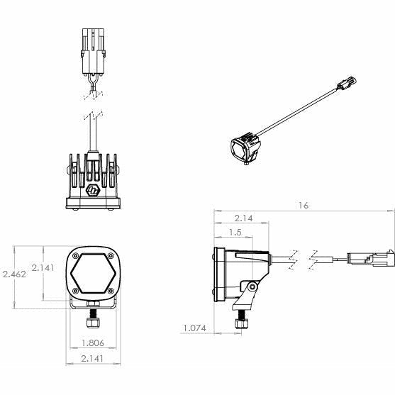 S1 LED Light Pods (Pair)