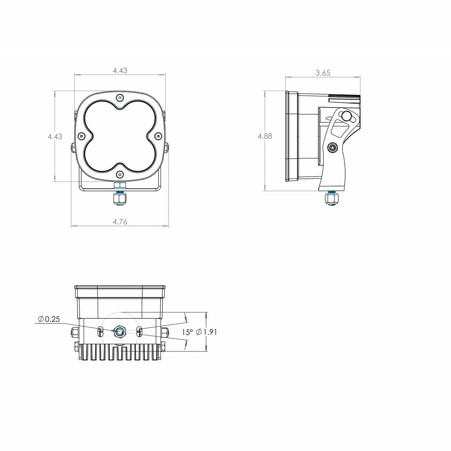 XL Pro LED Light Pods (Pair)