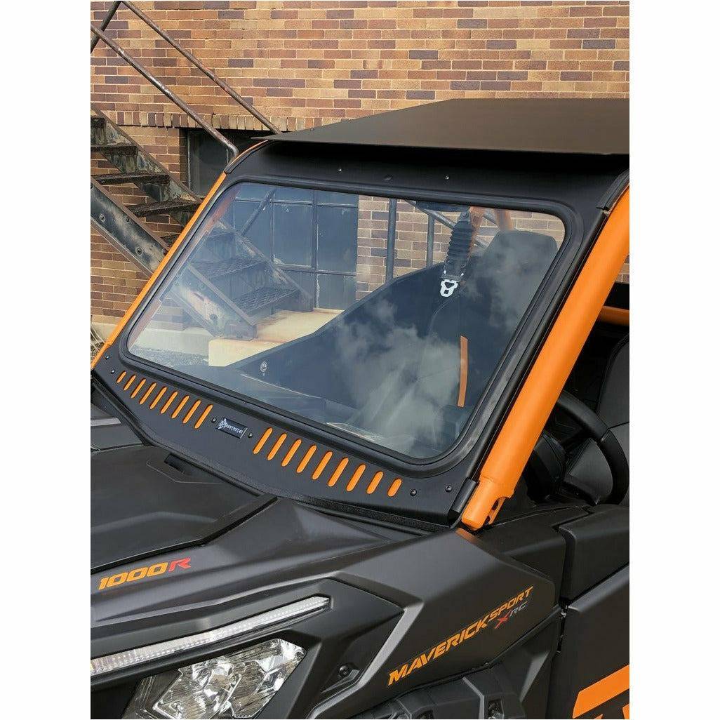 Can Am Commander / Maverick Vented Glass Front Windshield