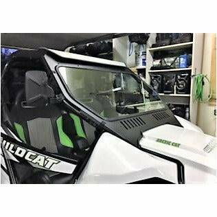 Arctic Cat Wildcat Vented Glass Front Windshield