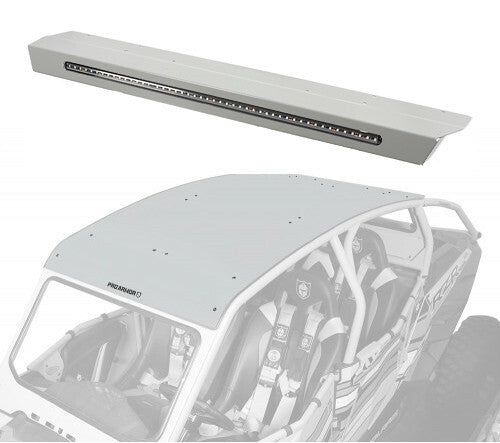 Asylum Rear Wing W/ Lightbar Titanium Matte Metallic