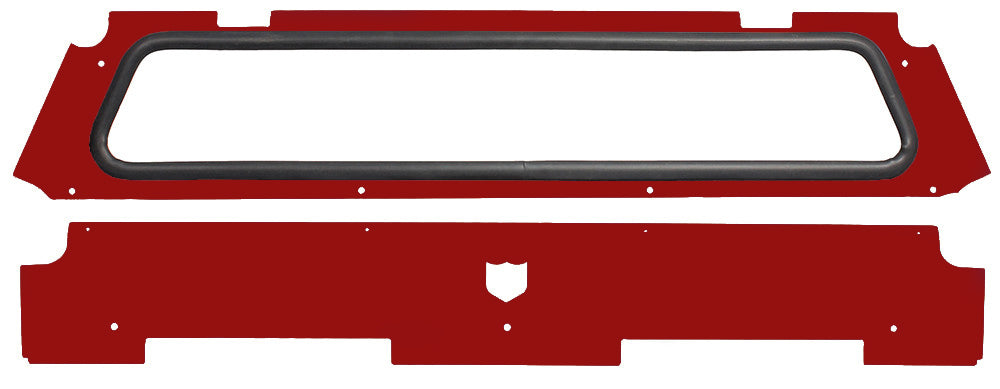 Rear Windshield Performance Red