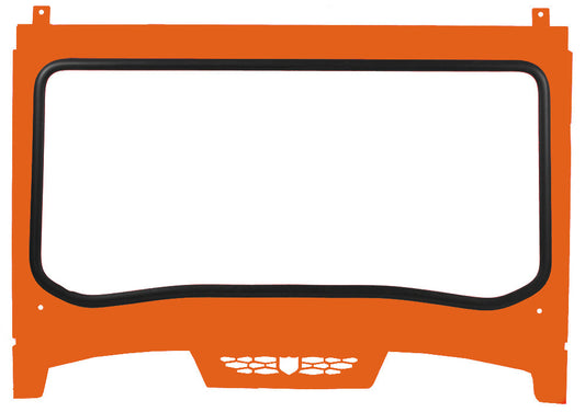 Asylum Front Windshield W/Pckt Orange Madness