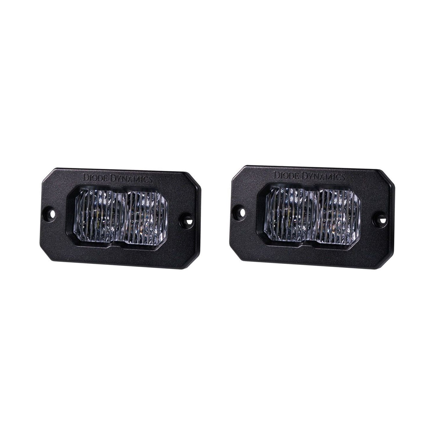 Stage Series 2" White Sport Flush Mount LED Pods (Pair)