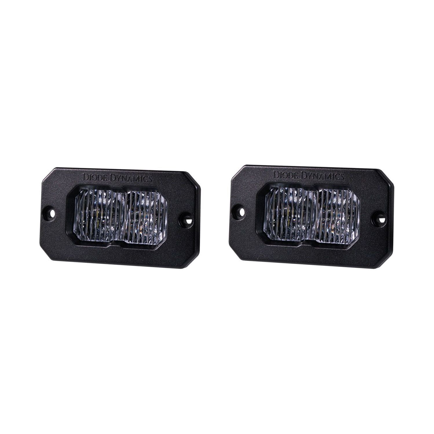 Stage Series 2" White Sport Flush Mount LED Pods (Pair)