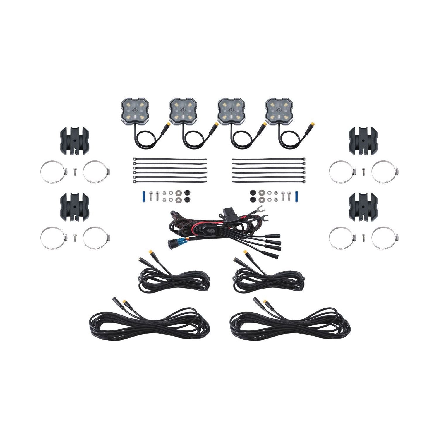 Stage Series Universal Rock Light SXS Installer Kit (4Pack)
