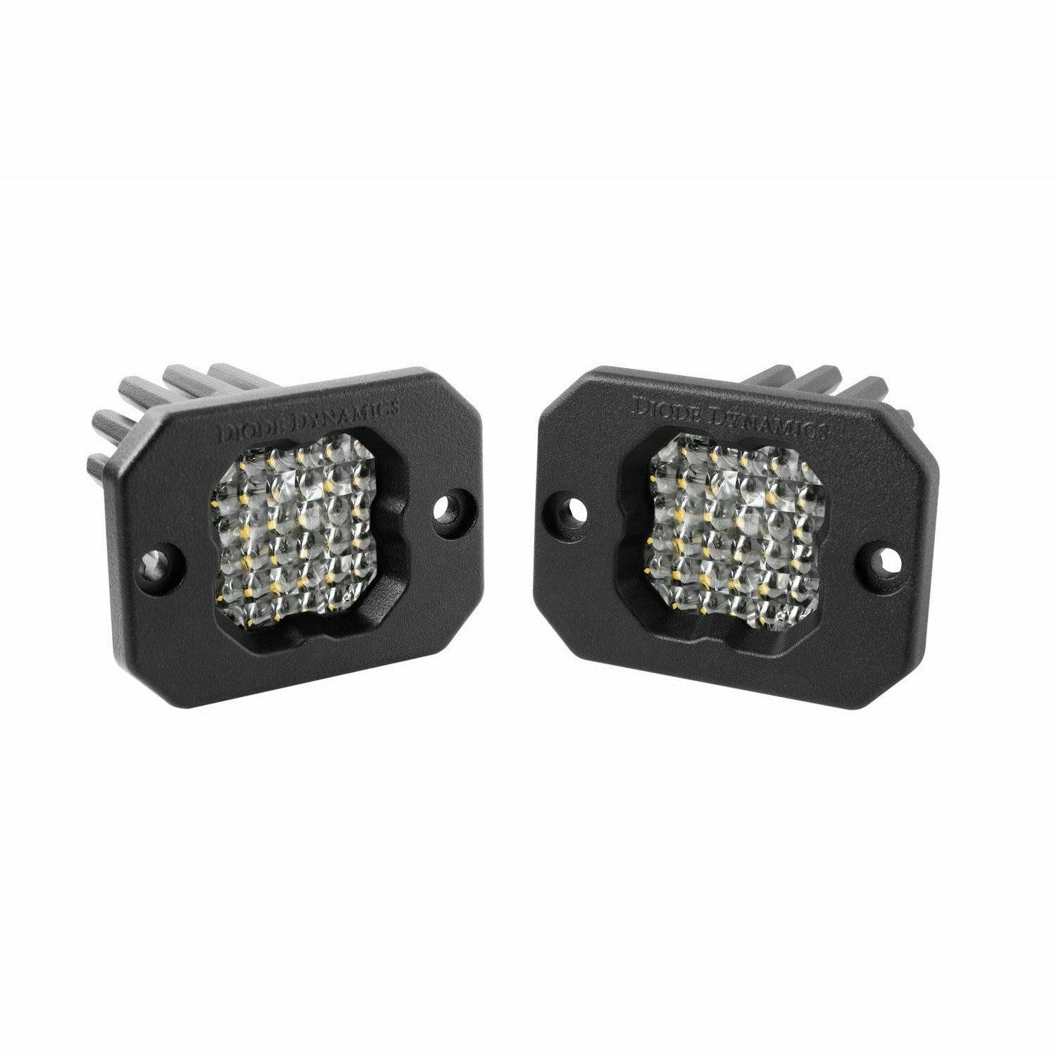 Stage Series C1 White Sport Flush Mount LED Pods (Pair)