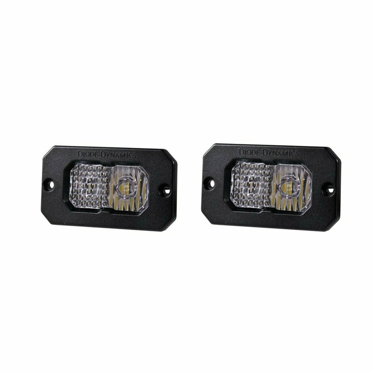 Stage Series 2" White Sport Flush Mount LED Pods (Pair)