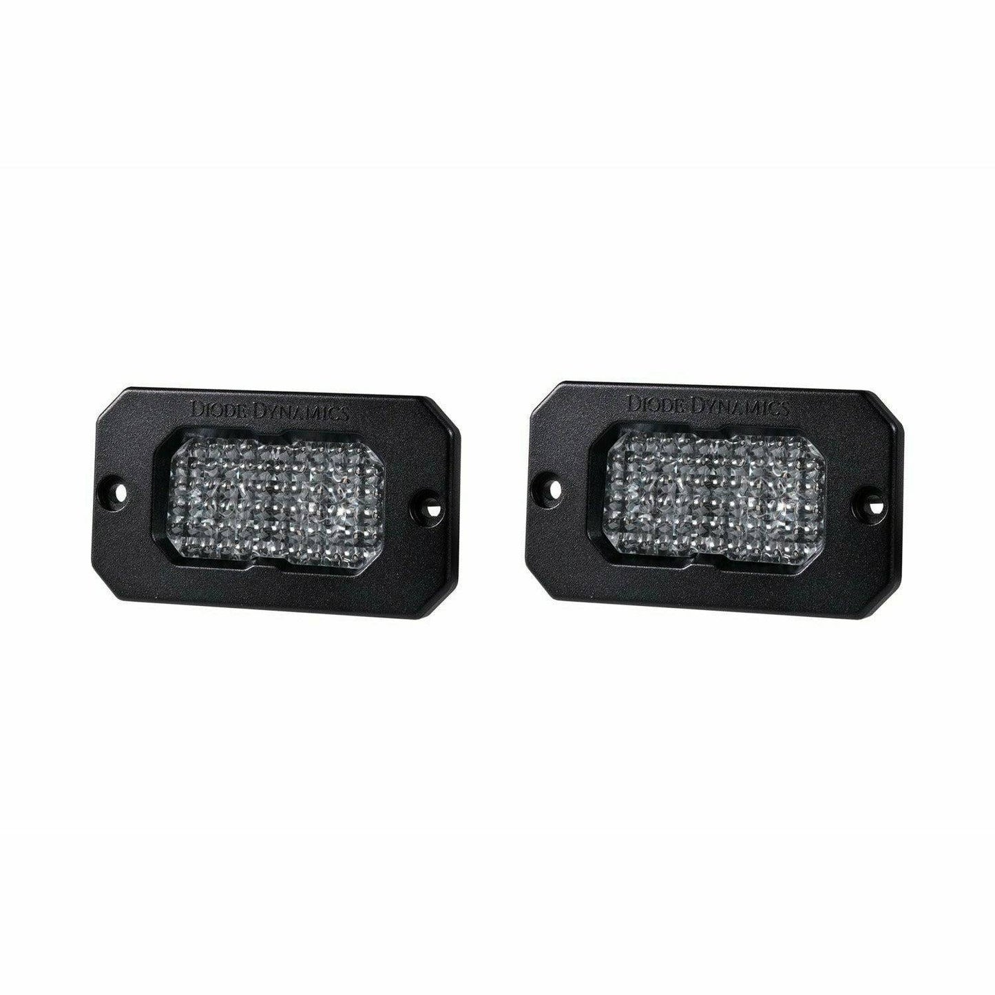 Stage Series 2" White Sport Flush Mount LED Pods (Pair)