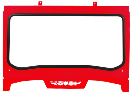 Asylum Front Windshield Red