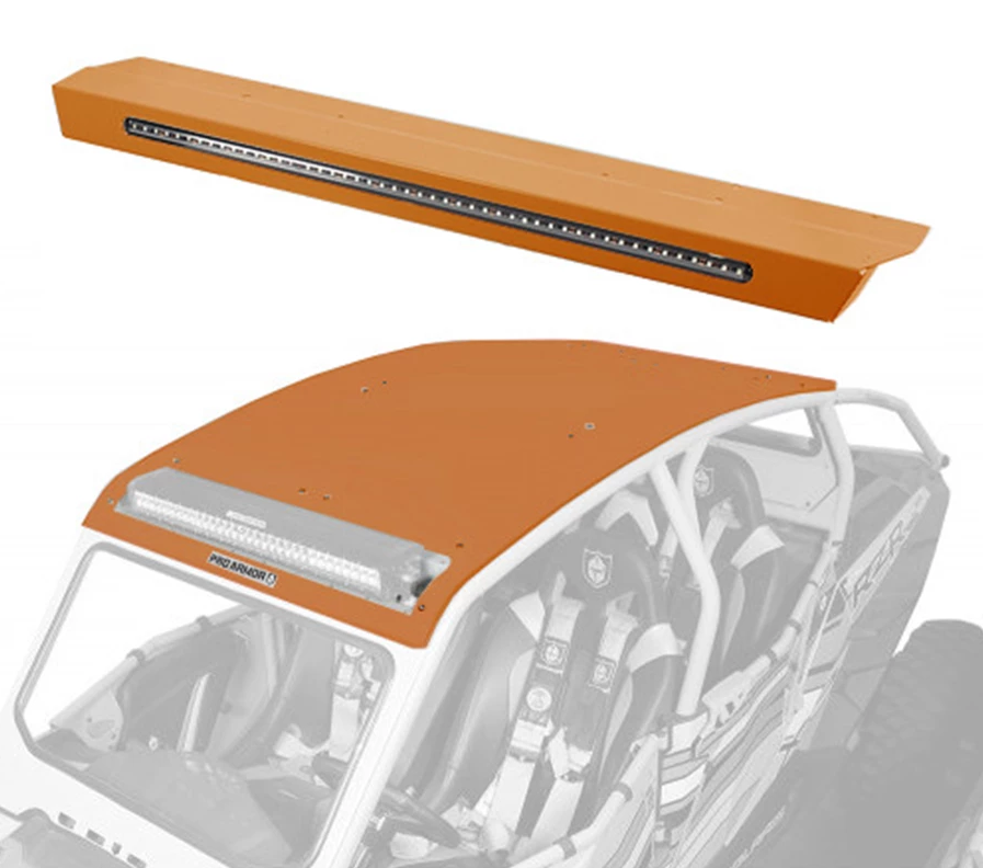 Asylum Roof W/Rr Lightbar Pkt Orange Rust Metallic