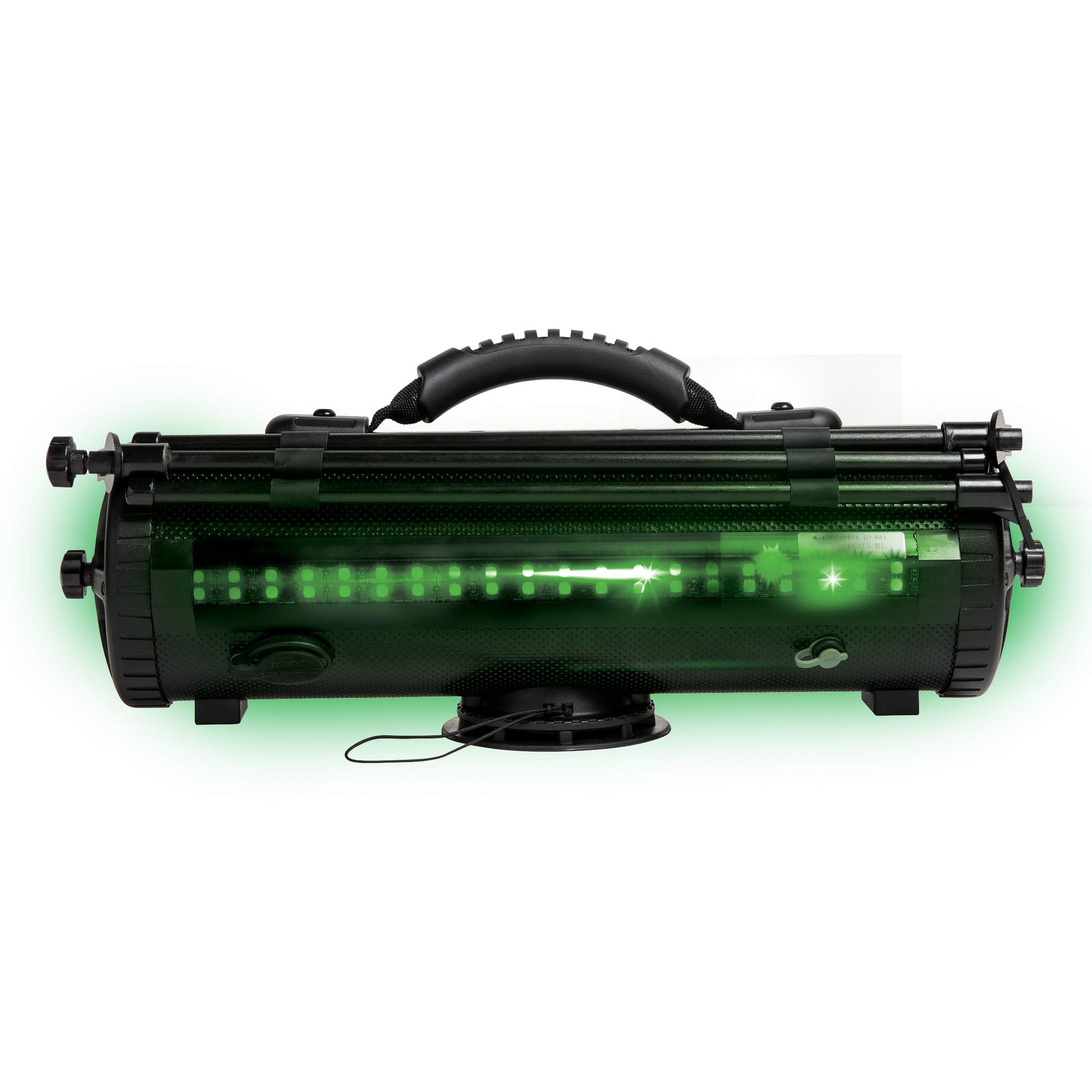 16 inch Bazooka Party Bar G3 (MINI) | 450-watt MAX power | RGB-LED Lights | iNVITATION multi-sync technology with one-click “Party Button” pairing | 70 Hours Battery Life | 6 Marine Grade Speakers