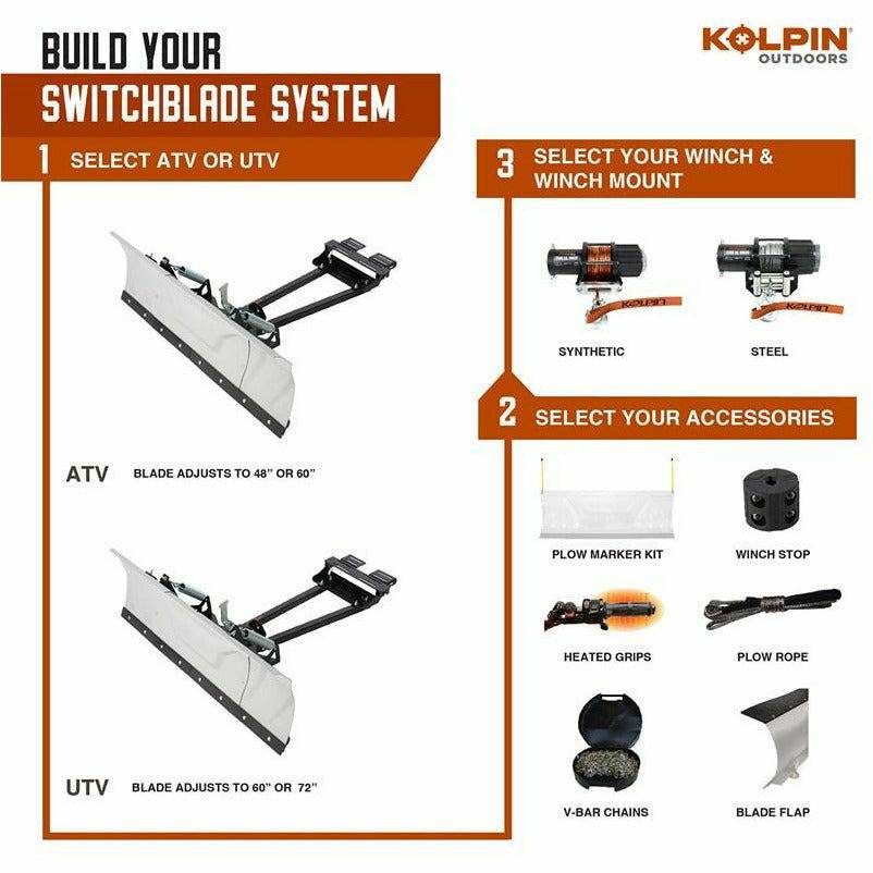 UTV Switchblade Snow Plow System