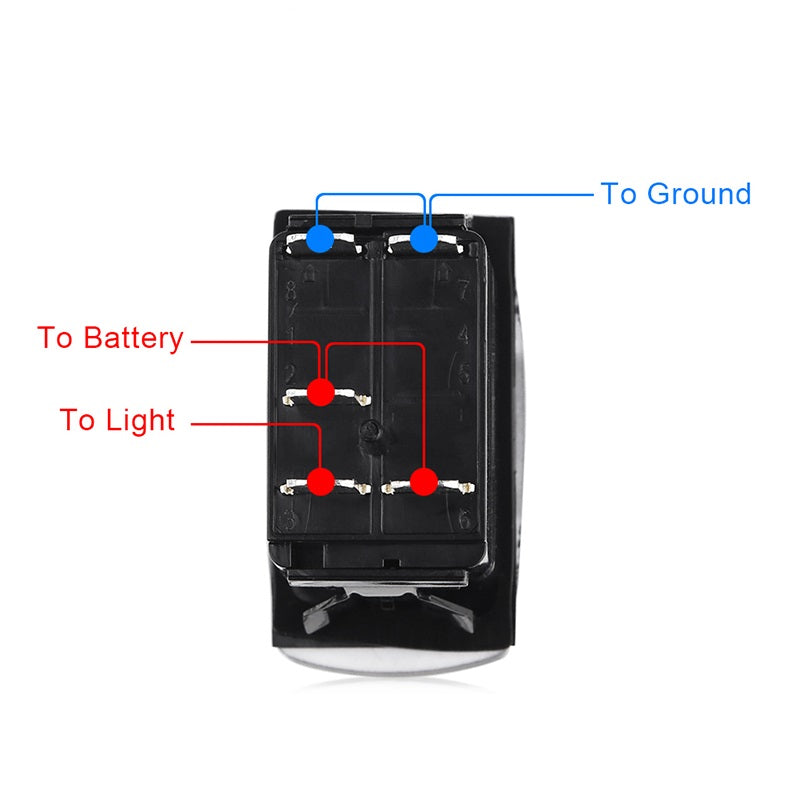 Zombie Lights Rocker Switch
