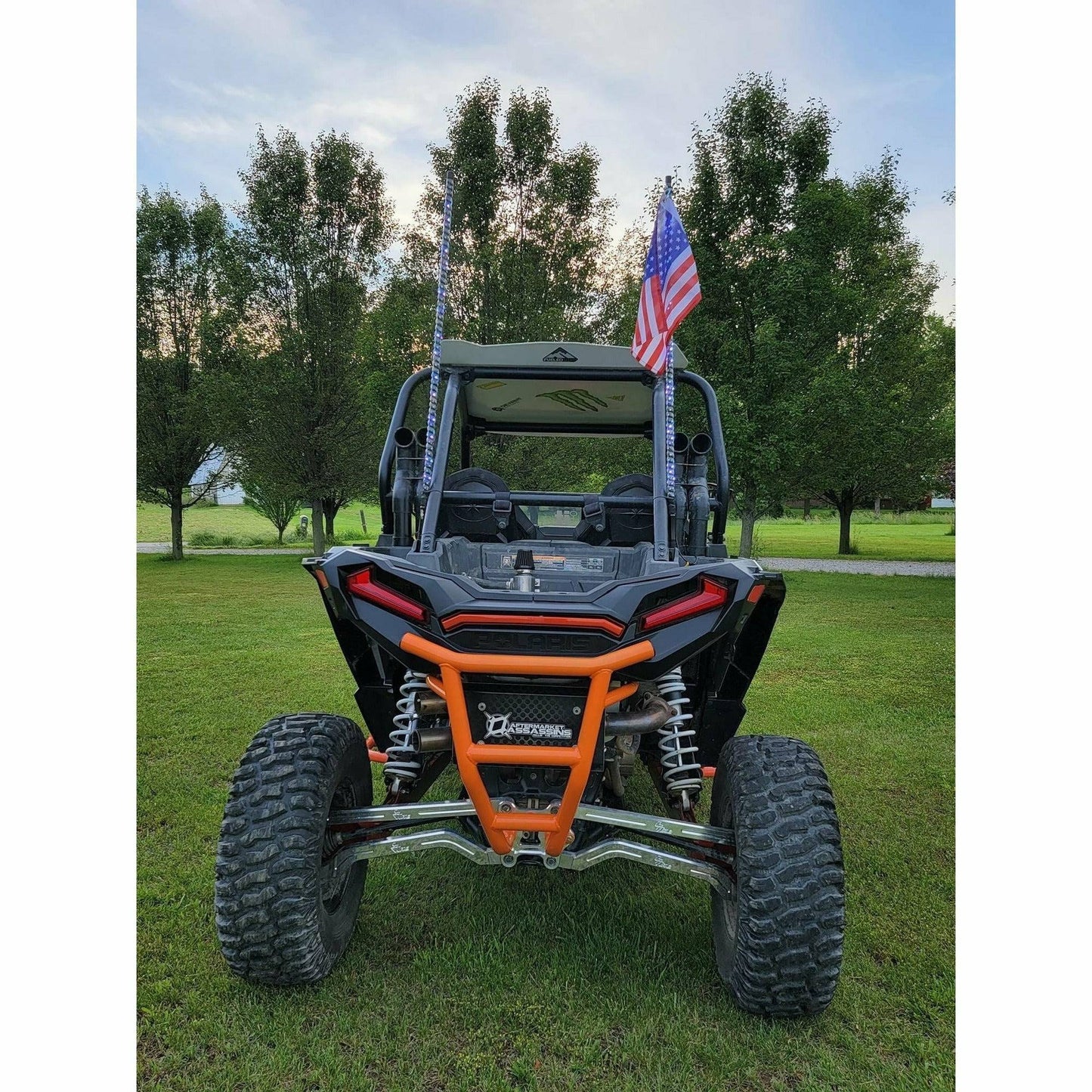 Polaris RZR XP 1000 / Turbo (2019+) Race Style Rear Bumper
