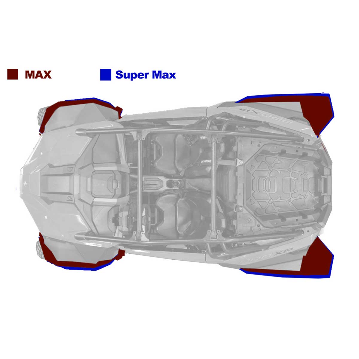 2020+ Polaris RZR Pro XP OEM Fender Extensions - Max Coverage